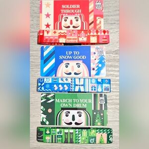 ZOX CHRISTMAS SERIES RARE LIMITED NUTCRACKER COLLECTIBLE WRISTBAND SET